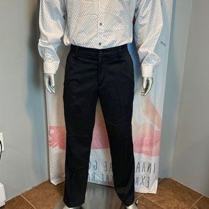 Essentials Mens Classic Fit Stretch Golf Black Pants Size 36W X 32L